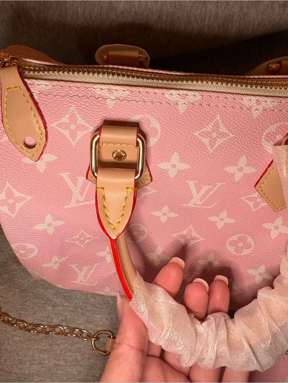 Pink satchel